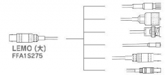 探触子ケーブル　LEMO大